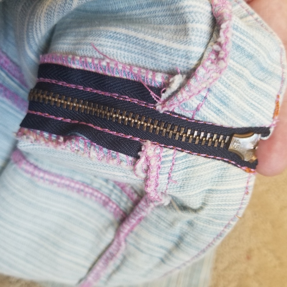 Vintage Gasoline Flare Jean's size 11 - Picture 5 of 9